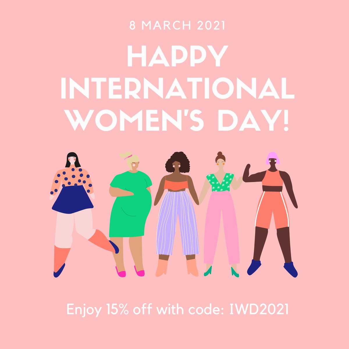 As a female-owned small business, we know the importance of empowering and celebrating women. ✊

As a thank you, we welcome you to enjoy 15% off the entire website with code IWD2021: bit.ly/320Q1lT

#IWD2021 #choosetochallenge