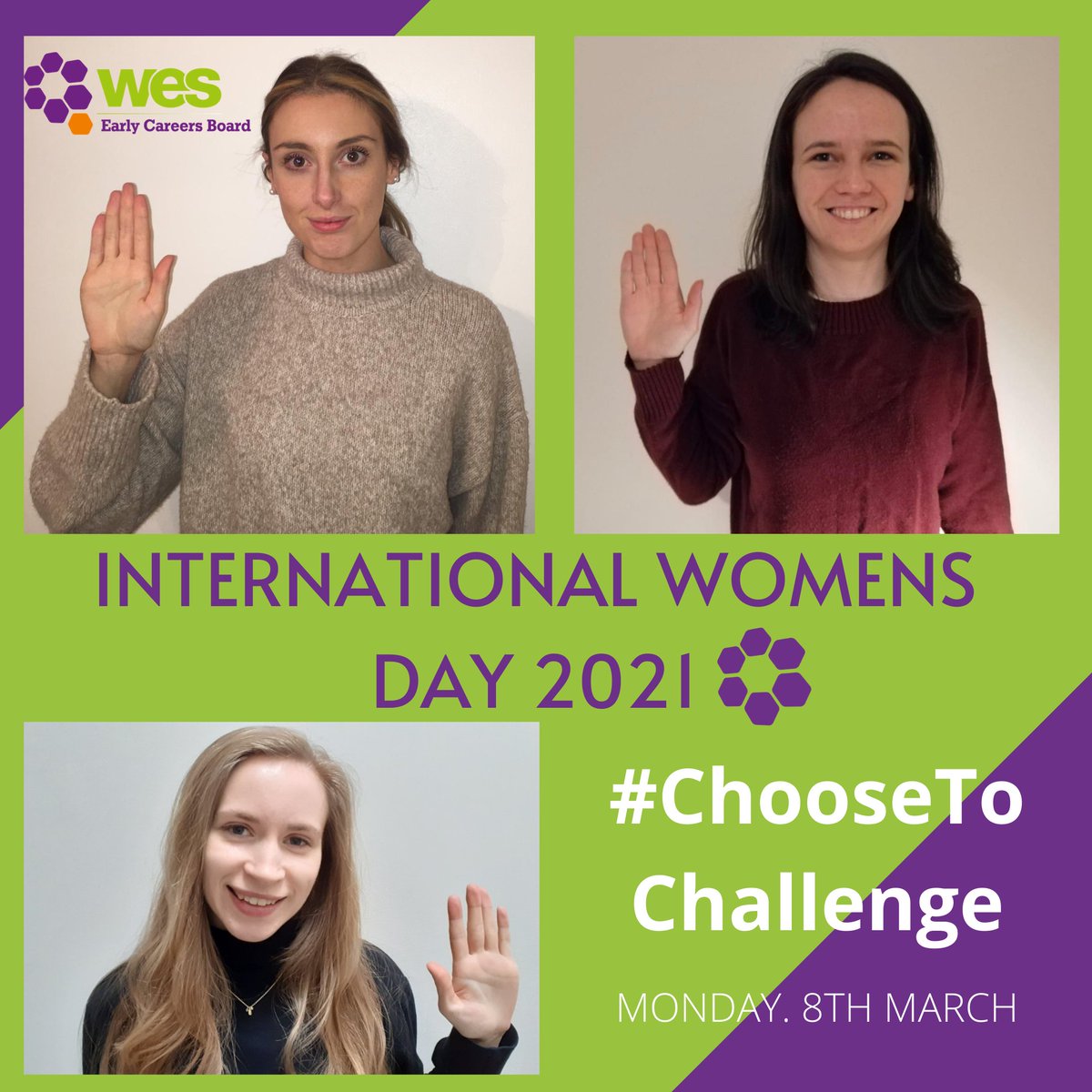 HAPPY INTERNATIONAL WOMENS DAY from WES ECB!!! 

#InternationalWomensDay #IWD #IWD2021 #WomensEngineeringSociety #WomeninEngineering 

🌟🌟🌟🌟🌟
