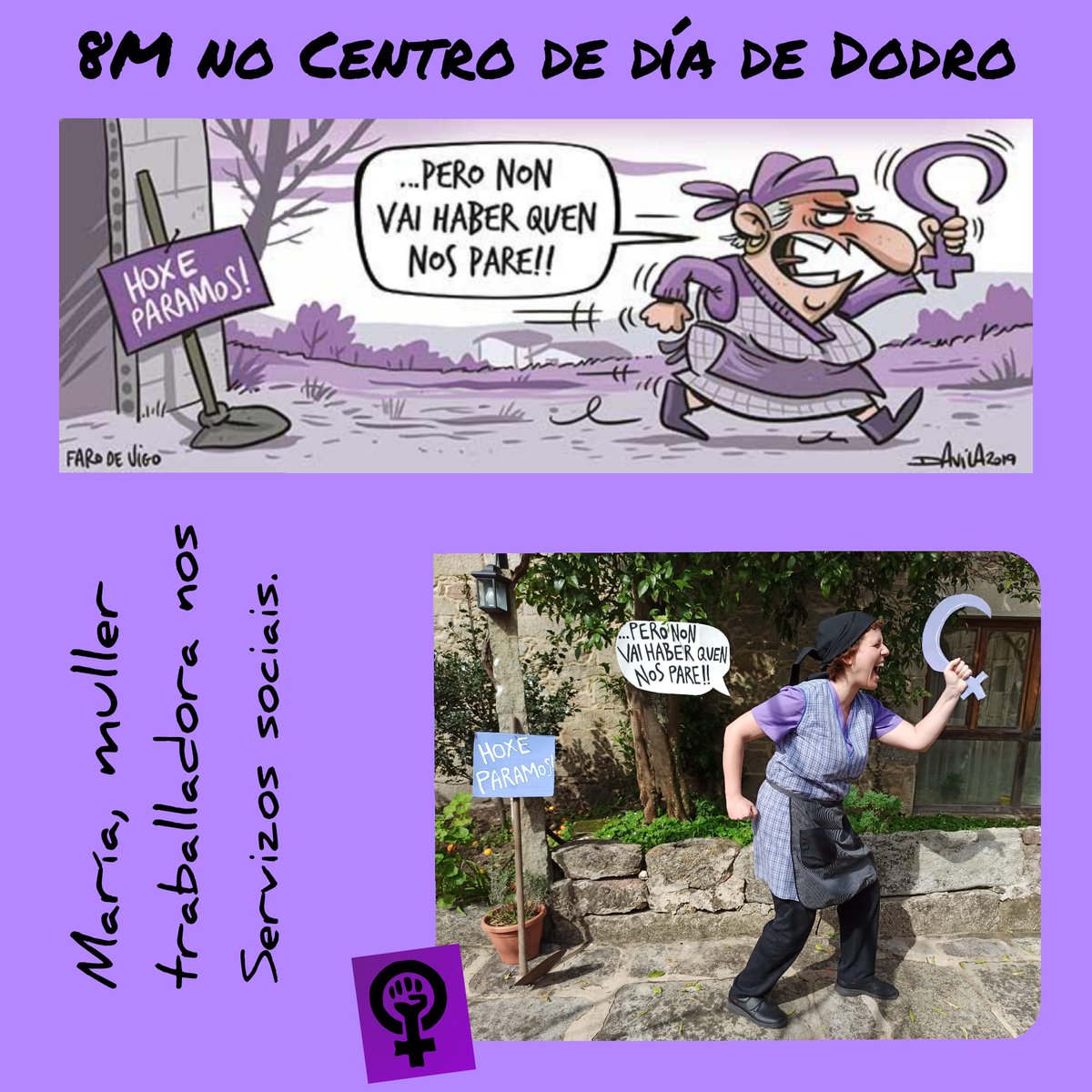 MartaAlonfer's tweet photo. As de Dodro, Boiro,Valga,. Vilaboa,Muros,Outes, Barro, O Grove, Aldán, Mos, Cerceda, Santiago, Melide, Vilasantar, Taboadela, Toén, As Neves, Vigo, Pantón, Pobra de Brollón, Santiago e a moitas, moitas máis mulleres non nos van parar. # https://t.co/cRr04kNdDc