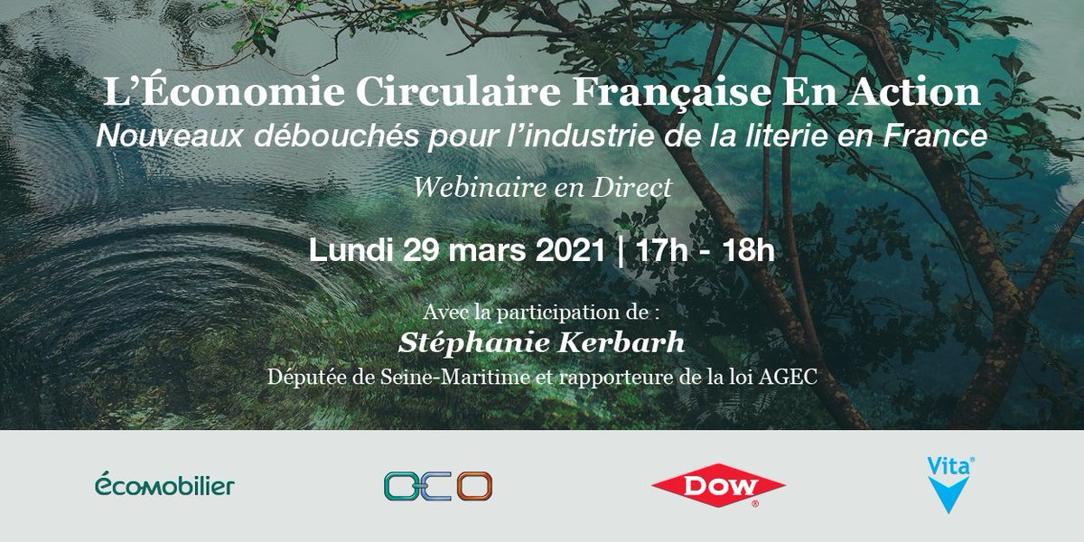 Webinaire #DowRENUVA : #economiecirculaire française en action, nouveaux débouchés pour l’industrie de la #literie en France : le lundi 29 mars, de 17h à 18h. Pour en savoir plus et vous inscrire gratuitement, c’est ici : dow.inc/3rqm20w #recyclage