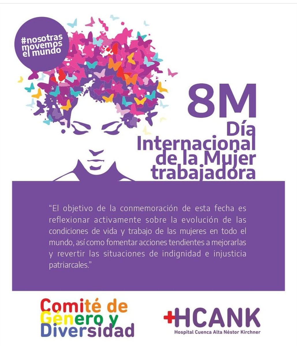En el Día internacional de la mujer trabajadora, el Consejo de Administración y la Dirección Ejecutiva, acompaña en esta conmemoración la iniciativa del Comité de Genero y Diversidad del HCANK.
#saludba #ministeriodelamujer #ministeriodesaluddelanacion #nosotrasmovemoselmundo