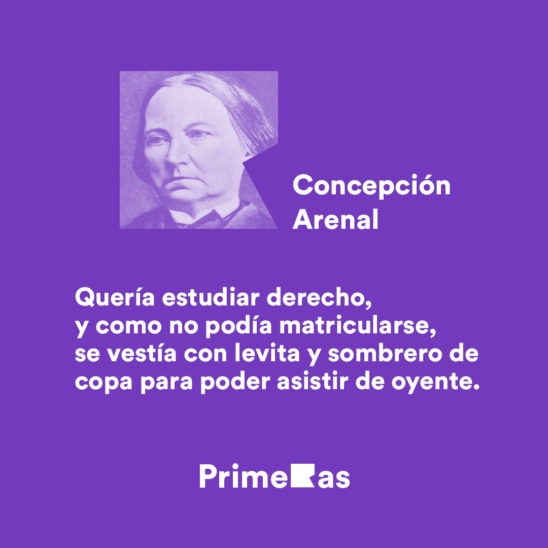 ComunidadResa's tweet photo. Celebramos el #díadelamujer recordando a las primeras mujeres universitarias 👩🏼‍💻👩🏾‍🎓👩🏽‍⚕️.
Concepción Arenal tuvo que hacerse pasar por hombre para asistir a la universidad. ¿En qué te gustaría ser a ti la primera? #PrimeRas #DiaInternacionalDeLaMujer #8Marzo2021 #8M https://t.co/xUQ9rK8J8w