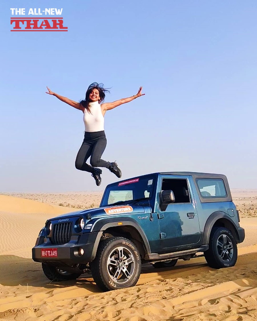 Mahindra Thar tweet media