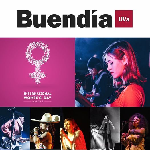 centrobuendia's tweet photo. Grandes momentos vividos con las mujeres que todos los años pasan por nuestros ciclos musicales.  #8M2021 #universijazz #estival #uvasound #NiUnaMenos @UVa_es https://t.co/vjl2K6dSua
