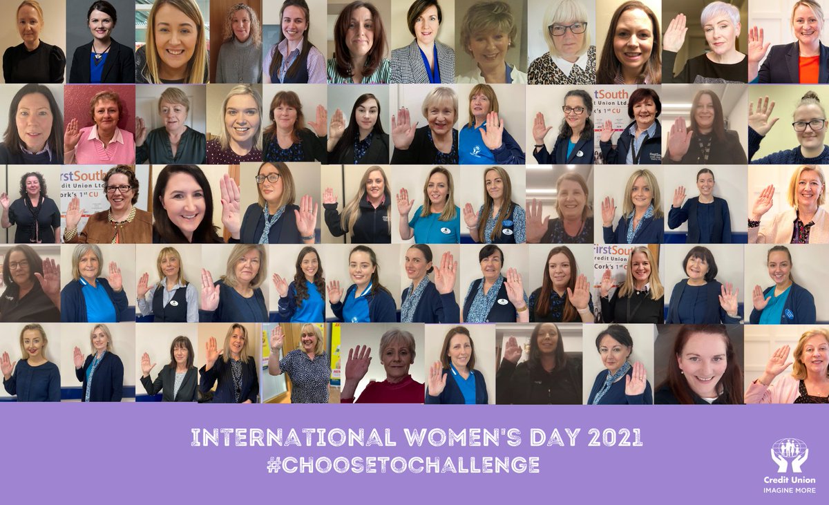In celebration of #IWD2021, all this week we are celebrating the women of the credit union movement, as we lead the way for gender diversity in Irish financial services. ⭐

Join us all this week as we speak to those people at the heart of everything we do.❤

#ChooseToChallenge