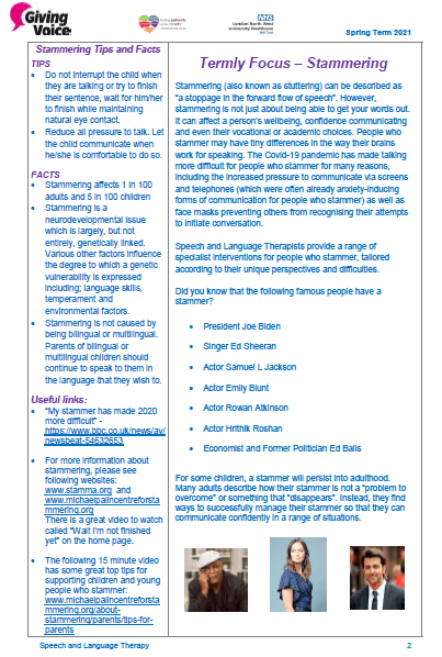 Meet the Chatterbox, our termly newsletter which goes out to Harrow Primary Schools! Find some tips and facts about Stammering and meet our TA of the term Sonal Patel from <a href="/StagLane/">StagLaneJuniorSchool</a> #newsletter #SLT #SLTchat #HarrowSLT
<a href="/LNWH_NHS/">London North West University Healthcare</a> <a href="/GivingVoiceUK/">Giving Voice</a>