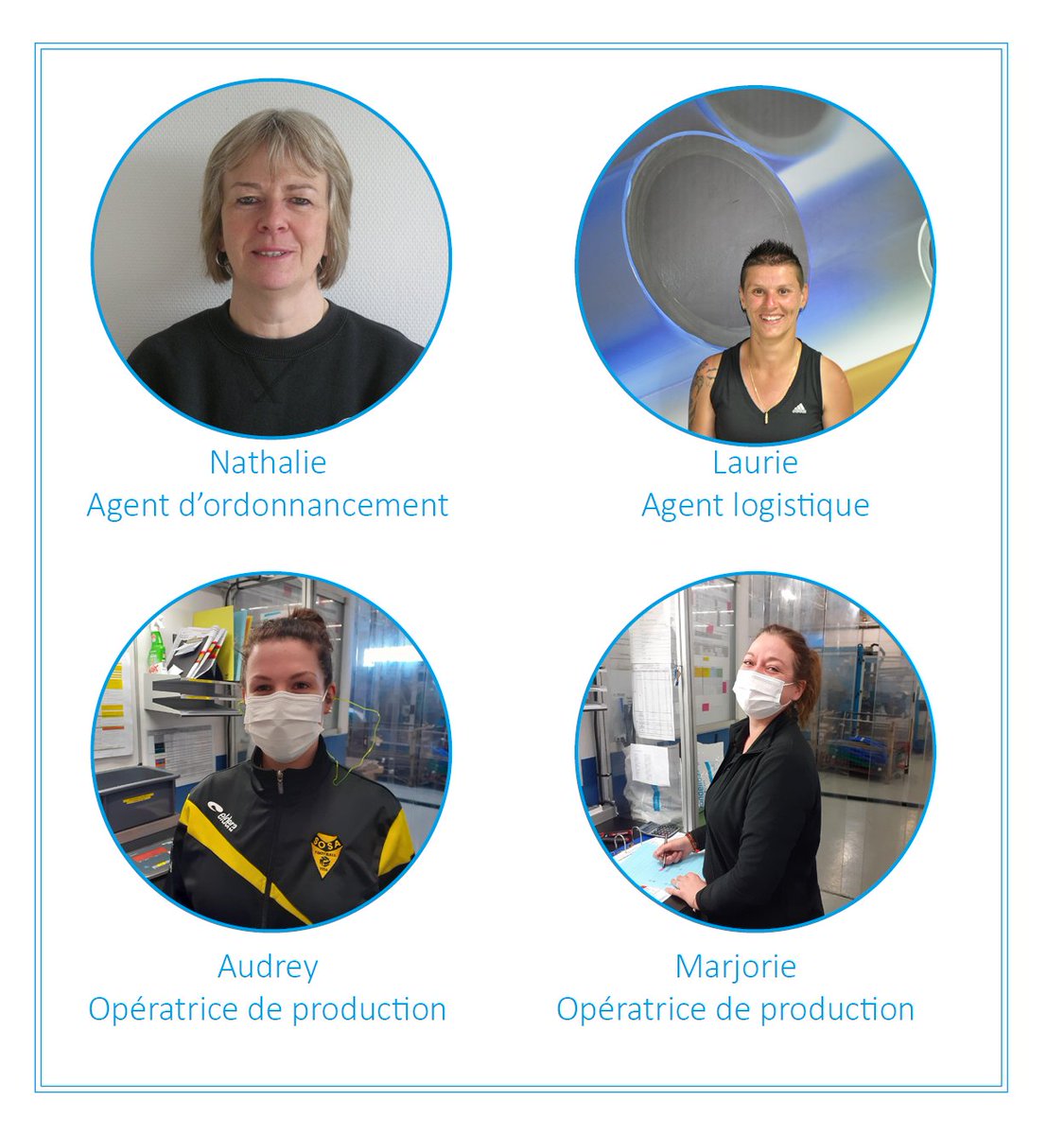 📢 Elles s'appellent Nathalie, Laurie, Audrey, Marjorie, Isabelle, Martine. Leur point commun : exercer des fonctions considérées par beaucoup comme étant masculines. A l'occasion de la #JourneeDeLaFemme nous souhaitons  mettre à l'honneur les femmes de notre entreprise. #IWD2021