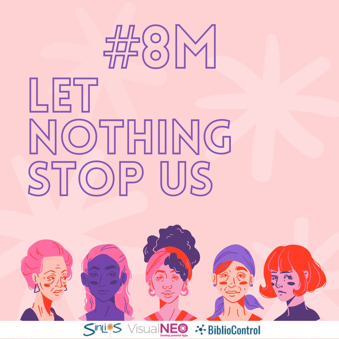 SoftVisualNEO's tweet photo. Let nothing stop us ♀️ #WorldWomanDay.
#8M Strong, enterprising and capable women.
#DíaMundialdelaMujer #SinLios #VisualNeo #BiblioControl https://t.co/DDueDaeqE2