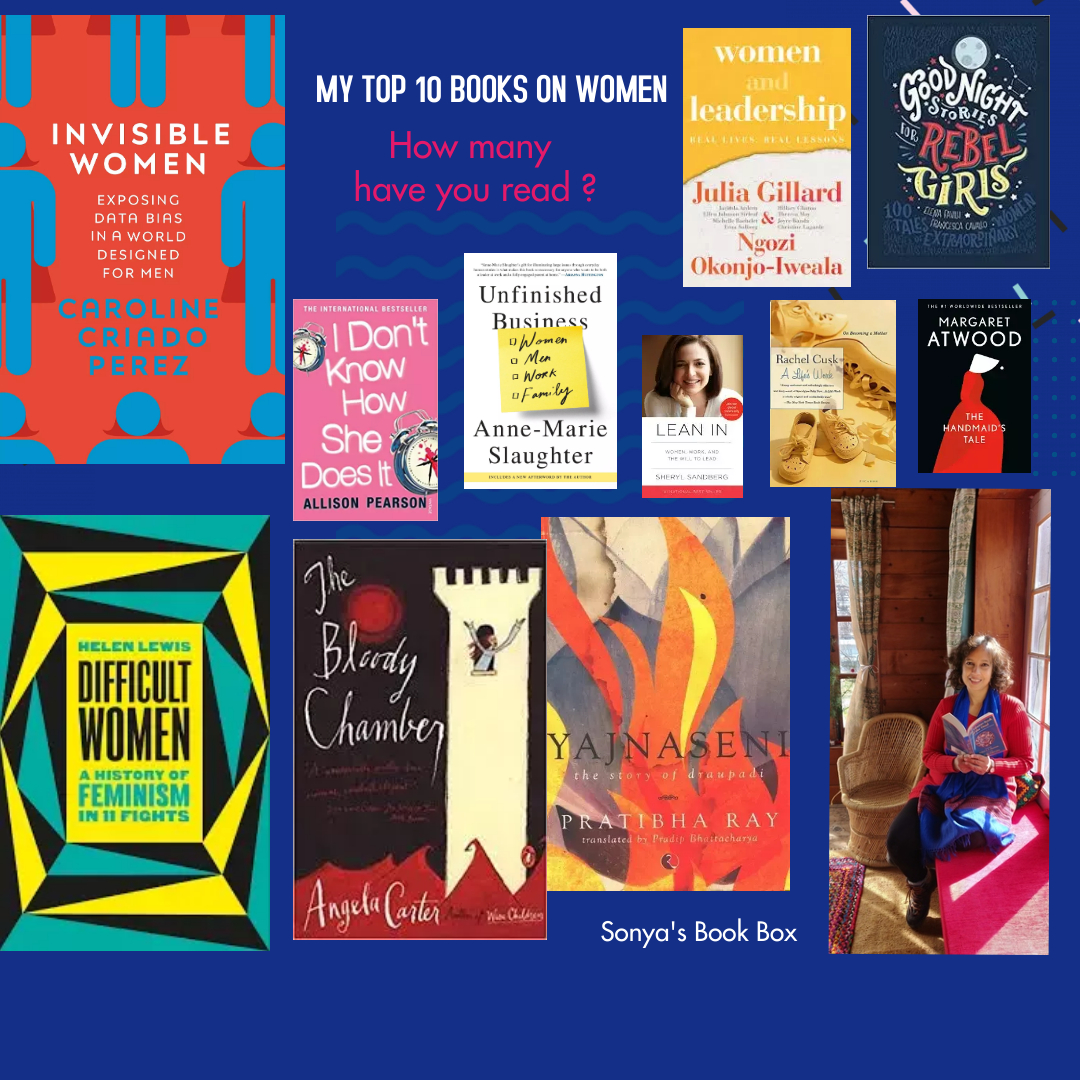 sonyadc's tweet photo. 10 Books Every Woman (&amp; Man) Should Read, thank you @CCriadoPerez @MargaretAtwood , @sherylsandberg , @SlaughterAM , @JuliaGillard , @NOIweala #bookreviews #Feministas #booklover #books https://t.co/TA1WARTEzh