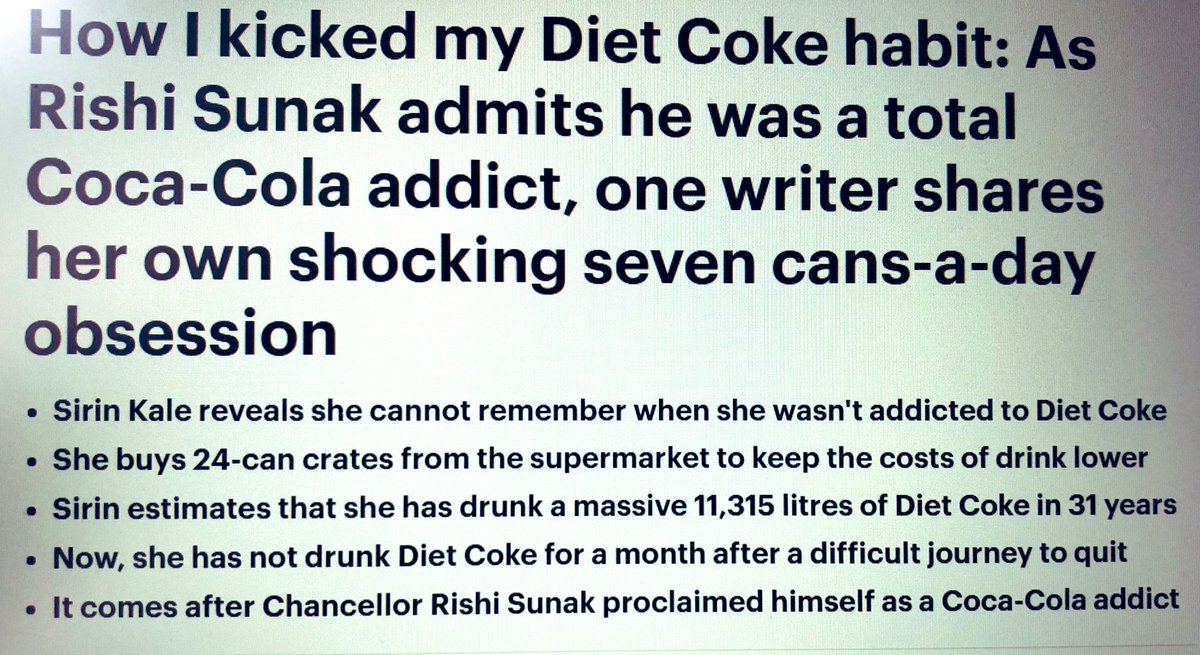 juleebarrett's tweet image. Reading this story &amp;amp; I think I wish it was only 7 cans a day! ☹️😬