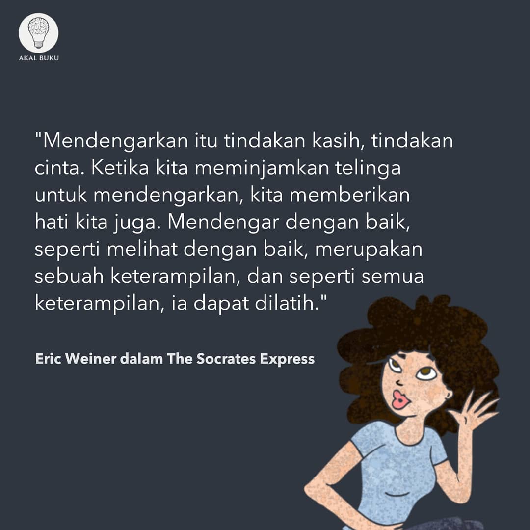 Jangan remehkan orang yang bersedia mendengarkanmu. Mereka menghadirkan hati, bukan sekadar duduk ngabisin kopi.