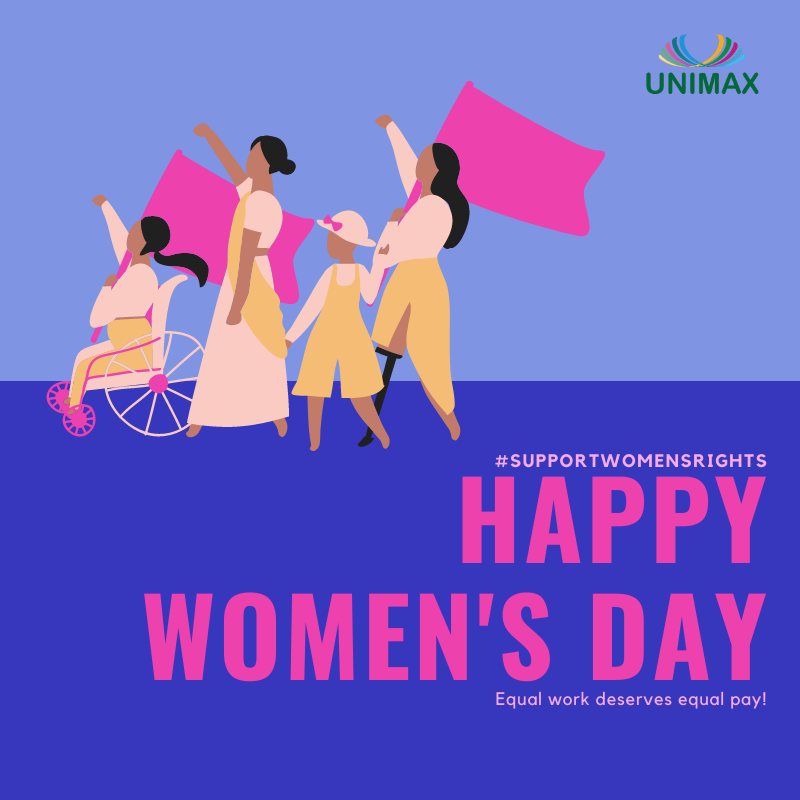UnimaxCoLtd's tweet photo. You are the strength, you are the inspiration, you are the power, you are the guidance…. You are the friend and you are the woman…. Happy Women’s Day to you!
#WomensDay #WomensHistoryMonth #womeninleadership #womenpower #HappyWomensDay https://t.co/wctQOtNc3l