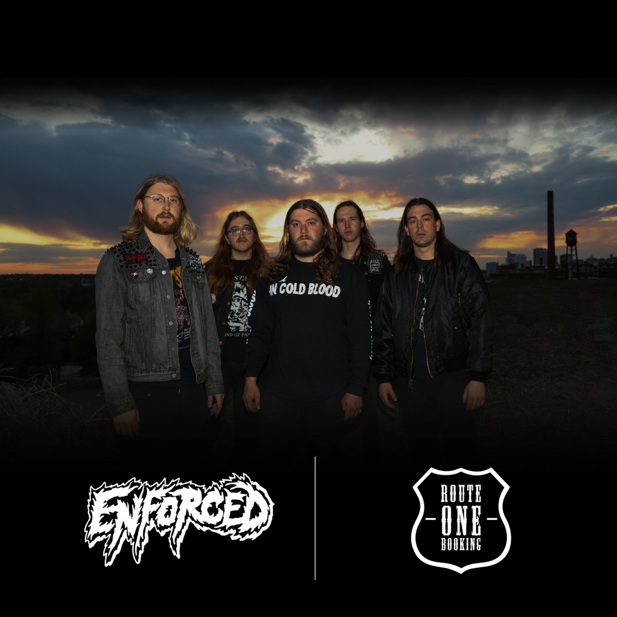 ENFORCED - NEW SIGNING!
Here at Route One Booking HQ we love to kick-off the week with exciting news. We are thrilled to announce that we are now representing (Worldwide, ex- North America) one of the most exciting crossover thrash bands that we have heard in a long long time!