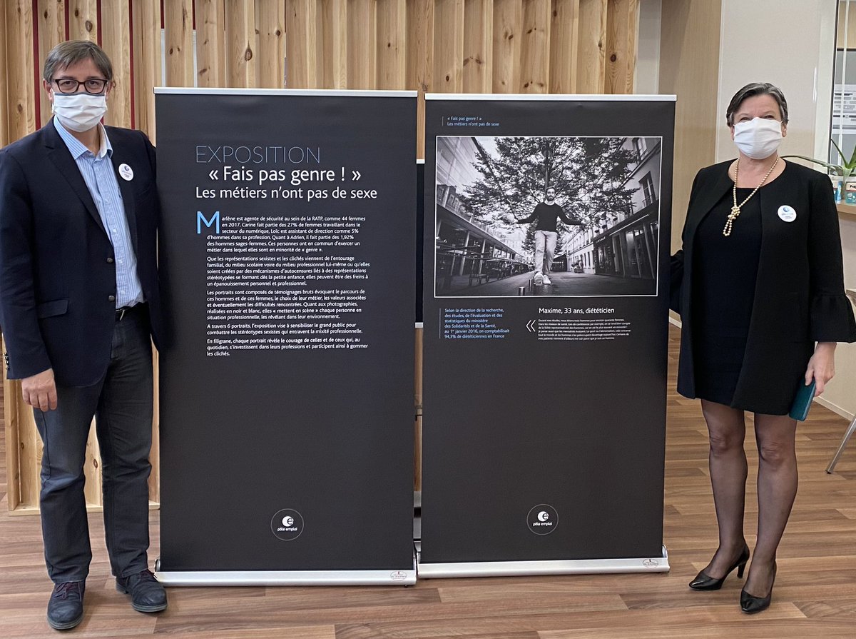 MARTINC75777679's tweet photo. [#FocusMétier] #JourneeDesDroitsDesFemmes Focus sur les #métiers du bâtiment @poleemploi_NA #biarritz avec Federation #batiment 64, #capeb #paysbasque et #afpa. A cette occasion découvrez l’exposition #faispasgenre. #TousMobilises @CedricGardette @DSAINTPAUL https://t.co/1awyehHHag