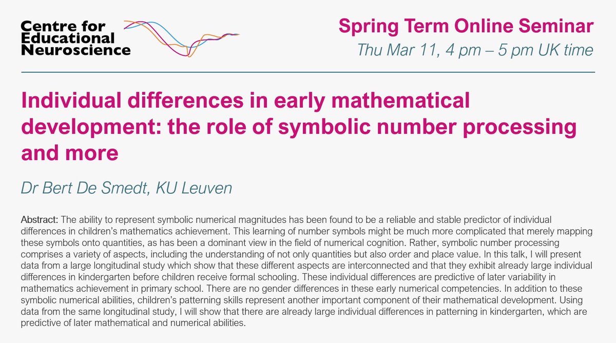 Centre for Educational Neuroscience tweet media