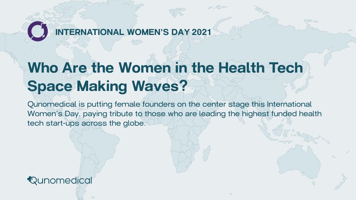 This #InternationalWomensDay, it's time we #ChooseToChallenge the clear disparity in the health tech and start-up space. Take a look at this new global data study featuring trailblazing female health tech founders from across the globe🗺️ 📰: qunomedical.com/en/blog/iwd-20…