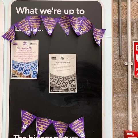 KathPlymDep's tweet photo. Happy #IWD2021 everyone. In the depot today we are encouraging all of our colleagues to celebrate the inspirational women in their lives. I'm also looking forward to my #TeaForThree with '@CatherineChatt and @W1ldNat https://t.co/gZKke6BIAV