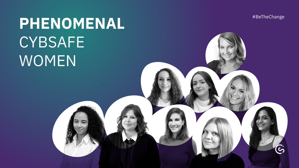 CybSafe's tweet photo. In the honour of #InternationalWomensDay, let’s shine the light on our #PhenomenalCybSafeWomen and celebrate their achievements.

We’re proud to have women with such a diverse set of skills and talents in the Tribe.

#IWD2021 #BeTheChange #ChooseToChallenge https://t.co/Js4ggJUBsI