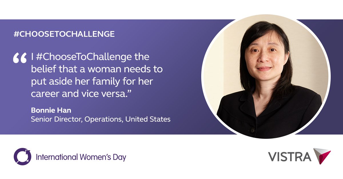 Happy International Women's Day! Our colleague Bonnie Han shares what she chooses to challenge #ChoosetoChallenge #IWD #IWD2021