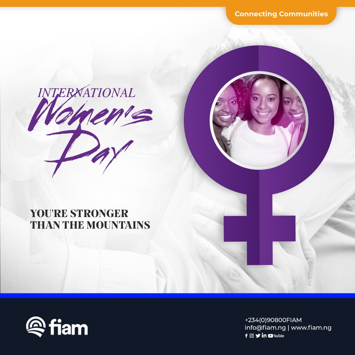 Happy #internationalwomensday.

:
:
:
:
:
:

#fiam #fiamwifi #connectivity #a4ai #affordableconnectivity #lagos #nigeria #akinmarinho #internet #wifi #technology #wireless #network