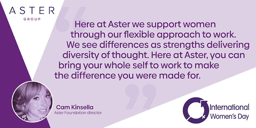 AsterGroupUK's tweet photo. Carer, mother, customer, colleague, daughter, sister, leader, innovator and none of the above. Today is the day to celebrate every woman's achievement, raise awareness against bias and take action for equality #IWD2021 #ChoosetoChallenge https://t.co/NwLOVp24h3