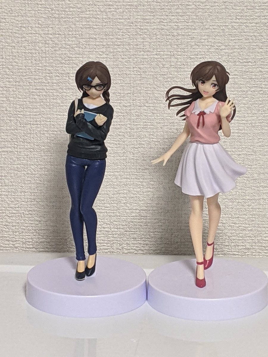 一ノ瀬千鶴＆水原千鶴
こういう同一人物のフォームチェンジしたフィギュアを並べるの好き