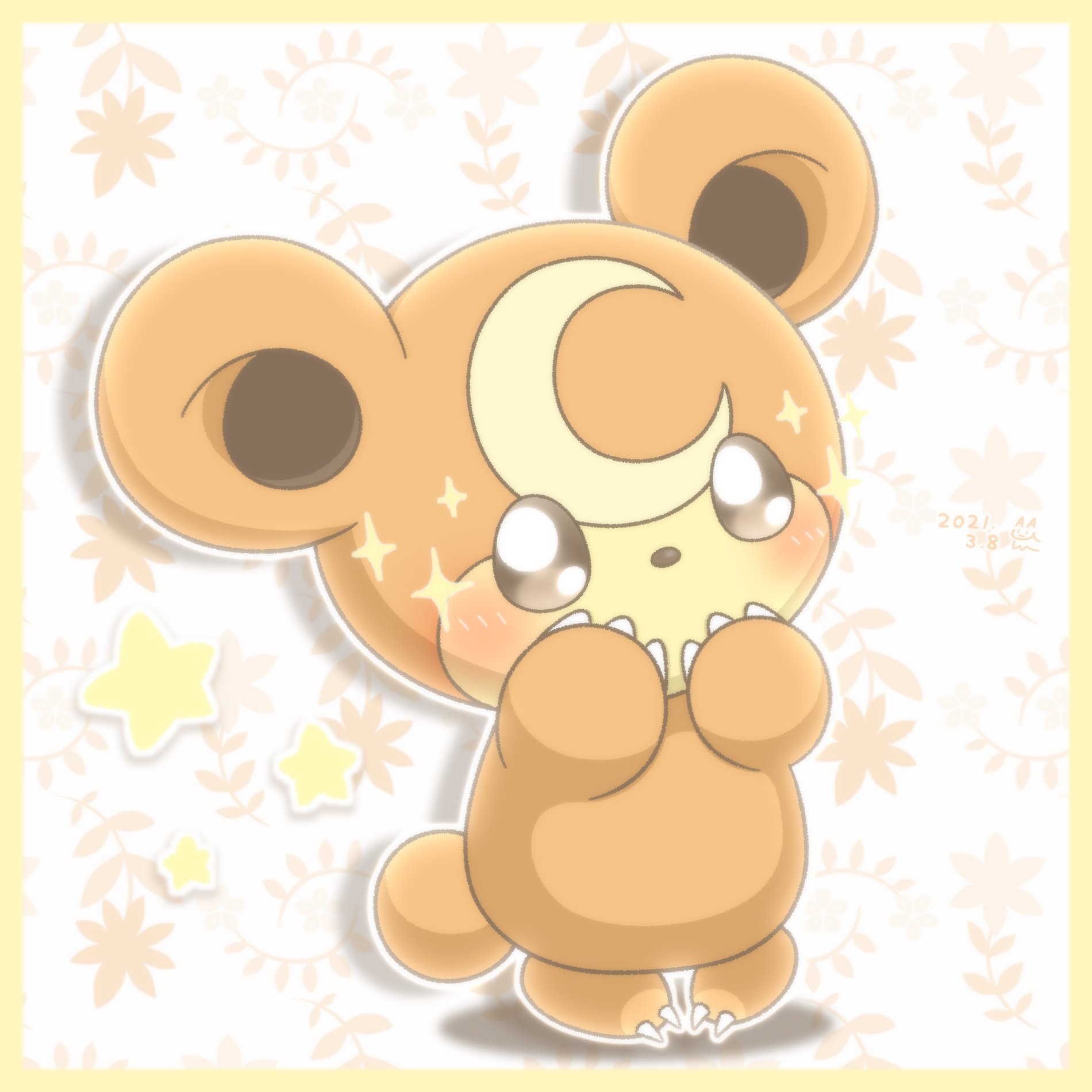 あうら ハチミツちょうだい ヒメグマ Teddiursa ポケモンイラスト T Co Sklxbqroj7 Twitter