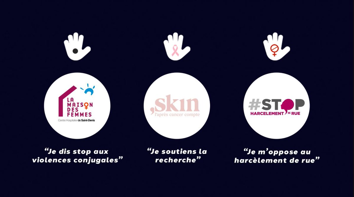 dentsu france (@dentsufr) on Twitter photo Découvrez notre campagne et les actions mises en place pour soutenir les 3 associations mises en avant cette année :
✋ @lamaisondfemmes
✋ <a href="/AssociationSkin/">Association Skin</a>
✋ <a href="/stophdr/">StopHarcèlementDeRue</a>
#ChooseToChallenge #JourneeDesDroitsDesFemmes #8mars #dentsusengage #IWD2021 Découvrez notre campagne et les actions mises en place pour soutenir les 3 associations mises en avant cette année :
✋ @lamaisondfemmes
✋ <a href="/AssociationSkin/">Association Skin</a>
✋ <a href="/stophdr/">StopHarcèlementDeRue</a>
#ChooseToChallenge #JourneeDesDroitsDesFemmes #8mars #dentsusengage #IWD2021