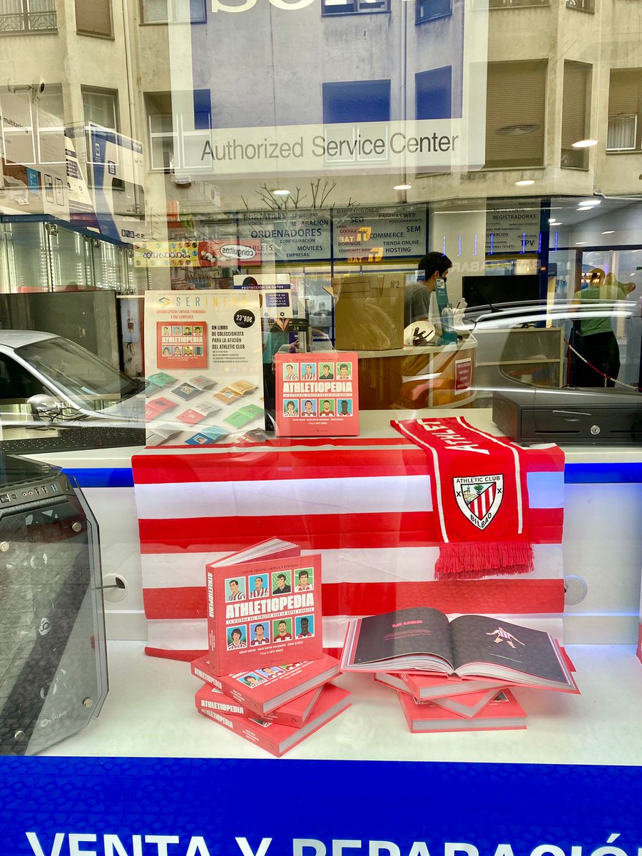 Serinfor's tweet photo. Puedes encontrar #athleticpedia en nuestras tiendas. Un proyecto de @carlosranedo , con las ilustraciones de @davidcastrosta y los datos de @DatAthle ¡LO TENEMOS!
 - Calle Gral. Concha, 3, 48008 Bilbao, Vizcaya
 - Calle Caserío Landaburu, 48004 Bilbao, Biscay
 #athleticpedia https://t.co/vX6tAvACbW