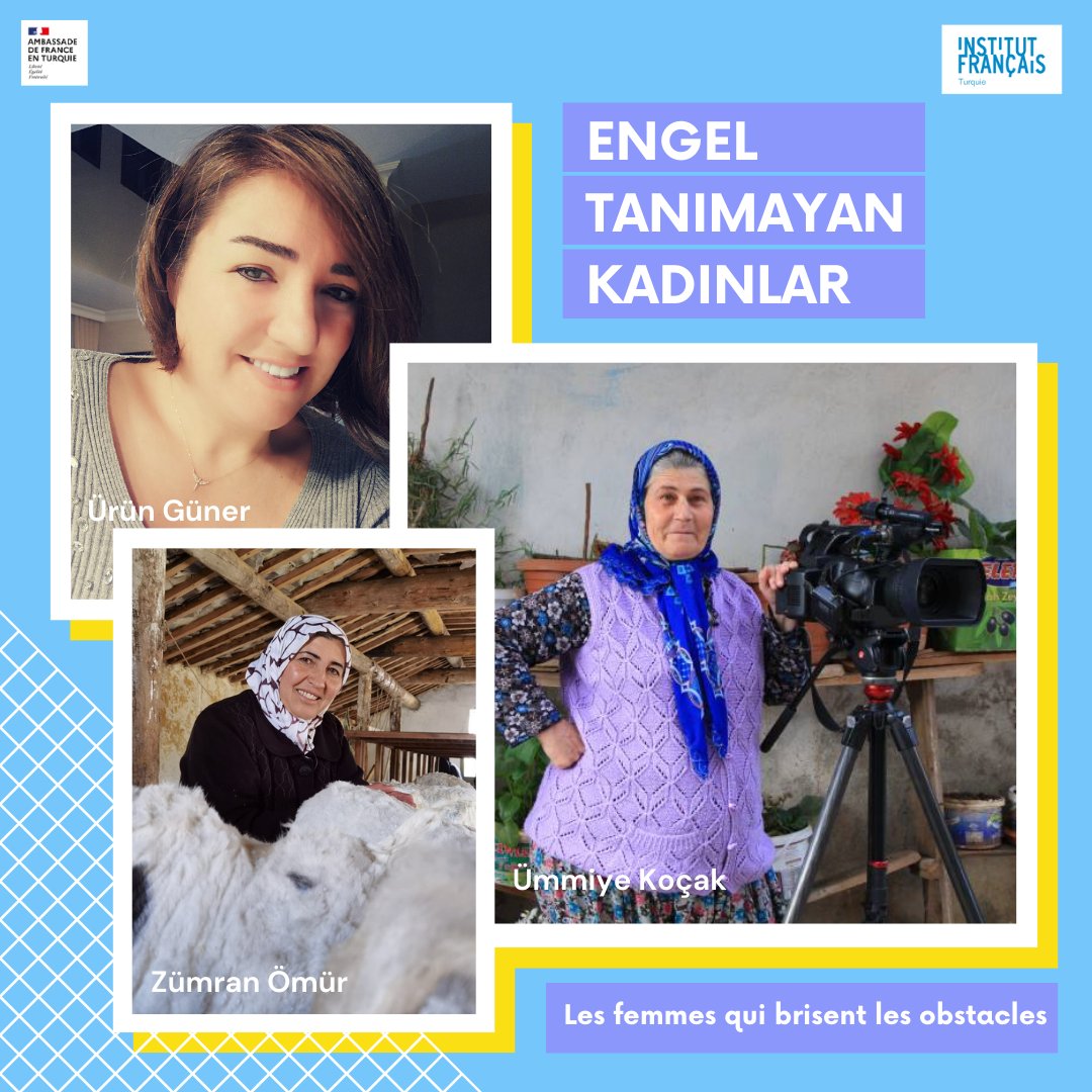 🇫🇷 Les femmes qui brisent les obstacles
Dans le cadre de la Journée internationale des droits des femmes, l’Institut français de Turquie a organisé une rencontre inédite de trois femmes qui ont chacune un parcours différent et  inspirant en présence +