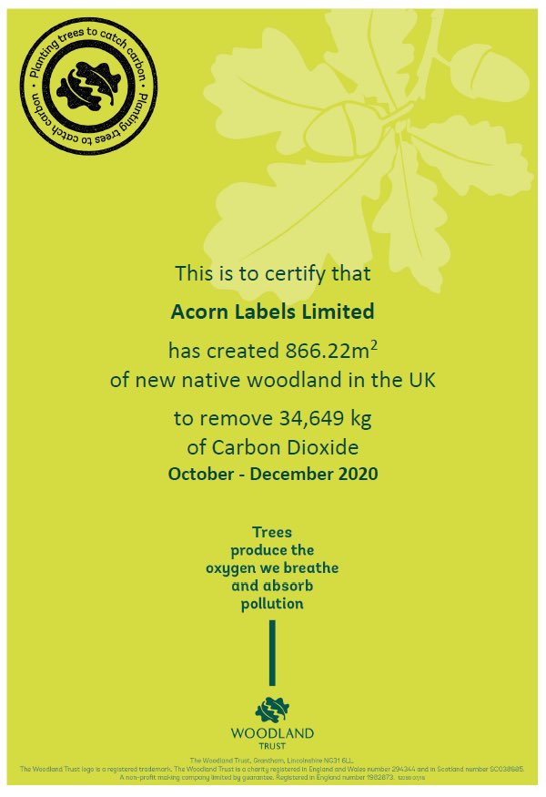 ￼
Something nice to smile about 🙂 
#plantingtrees #caringfortheenvironment 
#respectingtheplanet #labels #morethanlabels