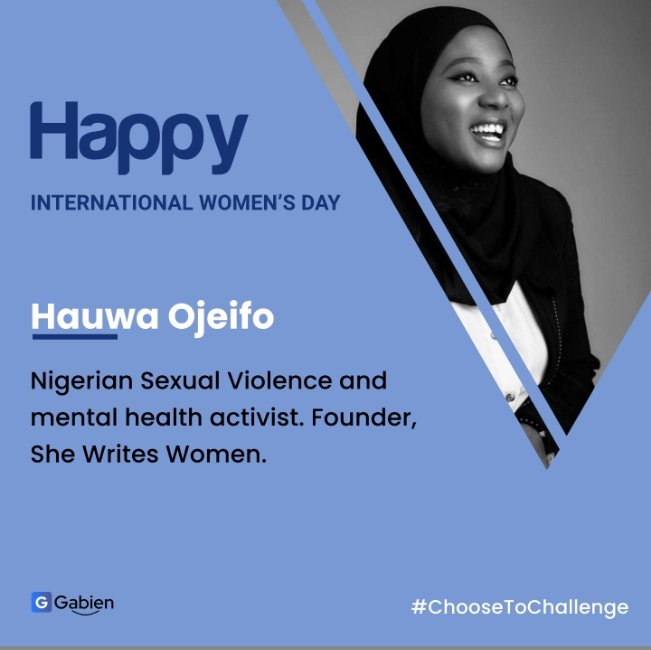 GabienOrg's tweet image. International women day. 

Annually, March 8 marks international women's day, a day to celebrate women and their achievements, in like manner raise awareness for gender equality. 
#womensday
#choosetochallenge
#IWD2021
#internationalwomen