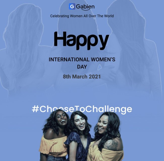 GabienOrg's tweet image. International women day. 

Annually, March 8 marks international women's day, a day to celebrate women and their achievements, in like manner raise awareness for gender equality. 
#womensday
#choosetochallenge
#IWD2021
#internationalwomen