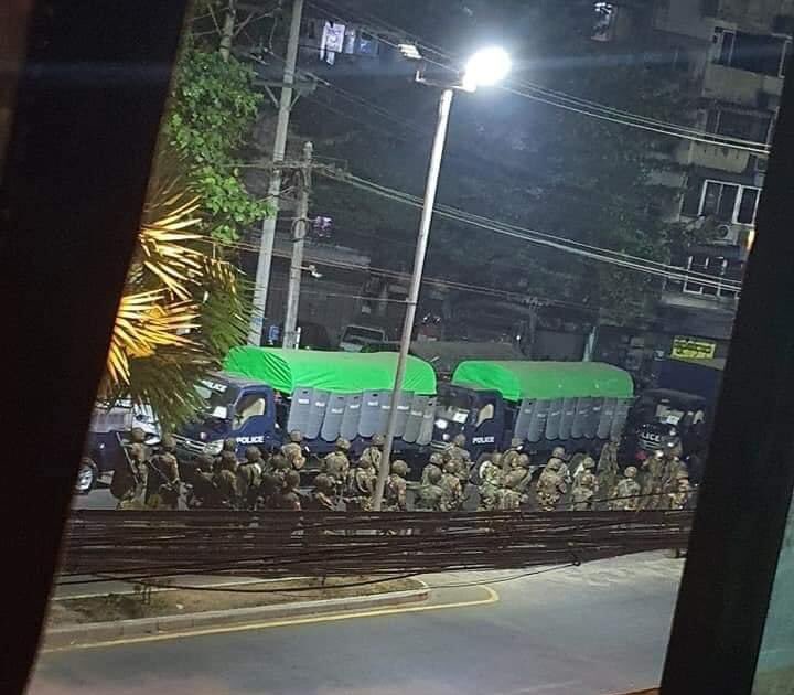 Terrorists are now getting ready for crackdown as other townships come out on streets to show their support on Sanchaung township.
<a href="/RapporteurUn/">UN Special Rapporteur Tom Andrews</a> <a href="/cvoule/">Former UN Special Rapporteur FoAA rights</a> <a href="/SchranerBurgen1/">Christine Schraner Burgener</a> <a href="/USAmbUN/">Ambassador Mike Waltz</a> <a href="/DrSasa22222/">Dr. Sasa</a> 
#WhatsHappeningInMyanmar
#Mar8Coup