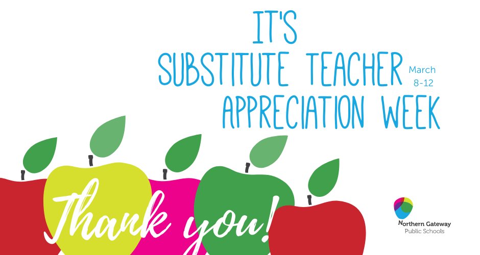 ngpschools's tweet photo. A special thank you to all of our substitute teachers! Whether you are coming to the rescue in person, or online, you provide incredible support to #ngps10 students and staff year-round. Thank you for your flexibility, adaptability & commitment to learning! #ngpspride #together https://t.co/9maS2jJ346