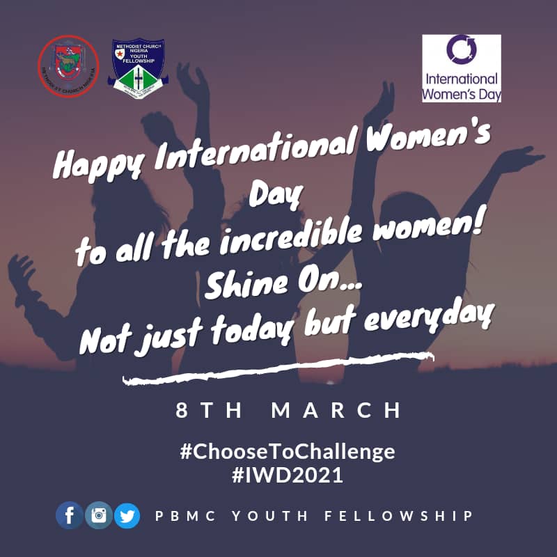 PBMC_YF's tweet photo. Happy International Women's Day to all the incredible women!
Shine On...
Not just today but everyday.
#ChooseToChallenge
#IWD2021
#InternationalWomensDay
#UpperRoomAssembly https://t.co/RWesXEANRf