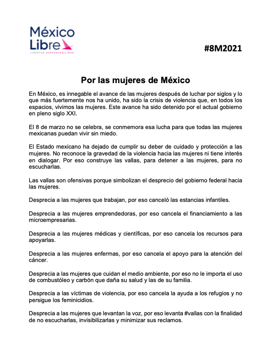 TexcocoL's tweet photo. Las mujeres pueden y podrán más que la misoginia del estado 
Sus VALLAS jamás podrán más que sus derechos.
#8M2021  #DiaInternacionalDeLaMujer 
#MLPorLaDignidadDeLaMujer
@Mzavalagc @FelipeCalderon https://t.co/QZ3NUDLJLf