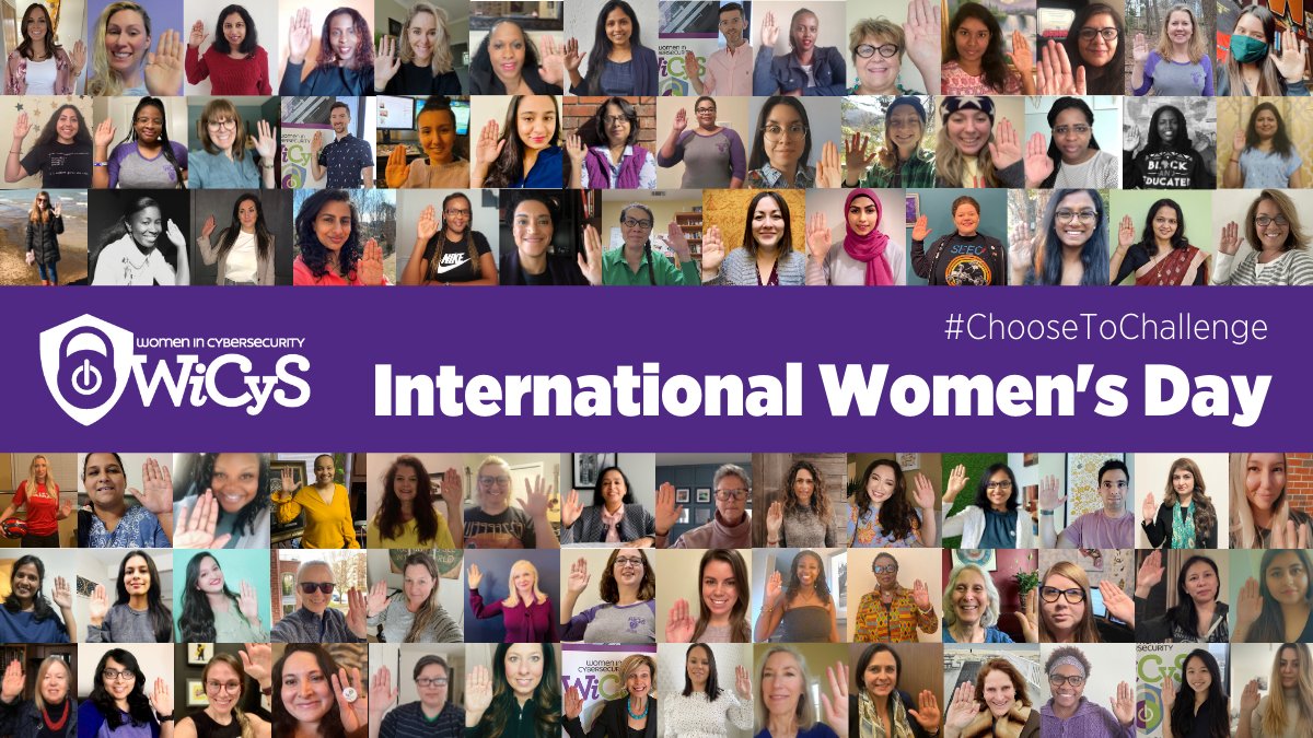 WiCyS Global chooses to challenge inequality, call out bias and stand against stereotypes today &amp; everyday. Together we can seek out &amp; celebrate women's achievements to help forge an inclusive world for all. Happy #IWD2021! #SeeHerAsEqual #ChooseToChallenge #womenincybersecurity