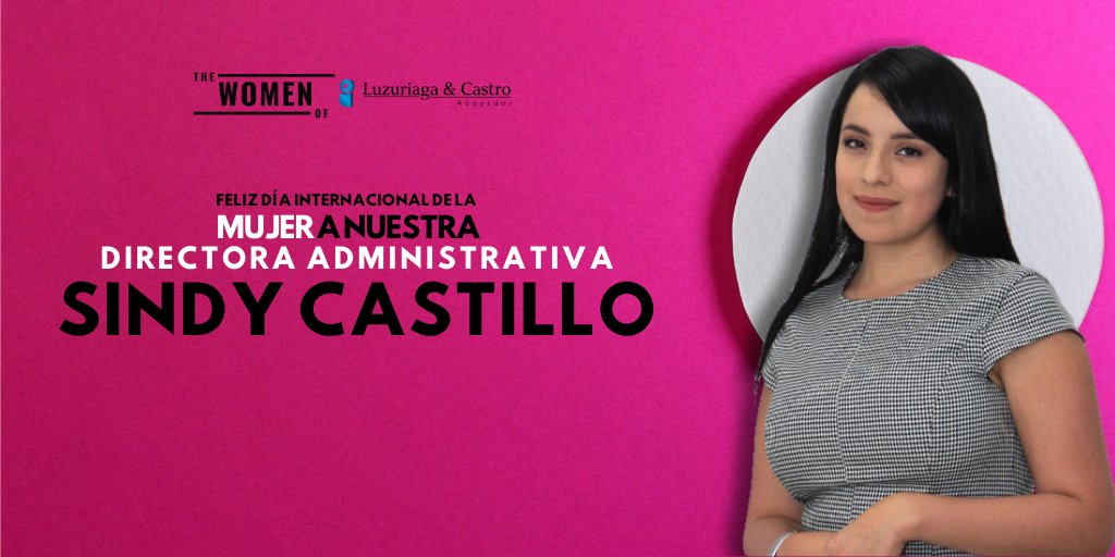 LuzuriagaCastro's tweet photo. ¡#Mujer eres libertad, utopía, lucha y vida!

Celebramos el #DiaInternacionalDeLaMujer y les presentamos uno de los pilares fundamentales en nuestro estudio jurídico. Nuestra Directora Administrativa: 
@sindyvancv https://t.co/4K9LRdNIm0