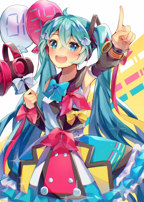 #ミクの日 #ミクの日2021 #初音ミク 
なぜかミスってしまったのであげ直し
ミクの日おめでとう! 