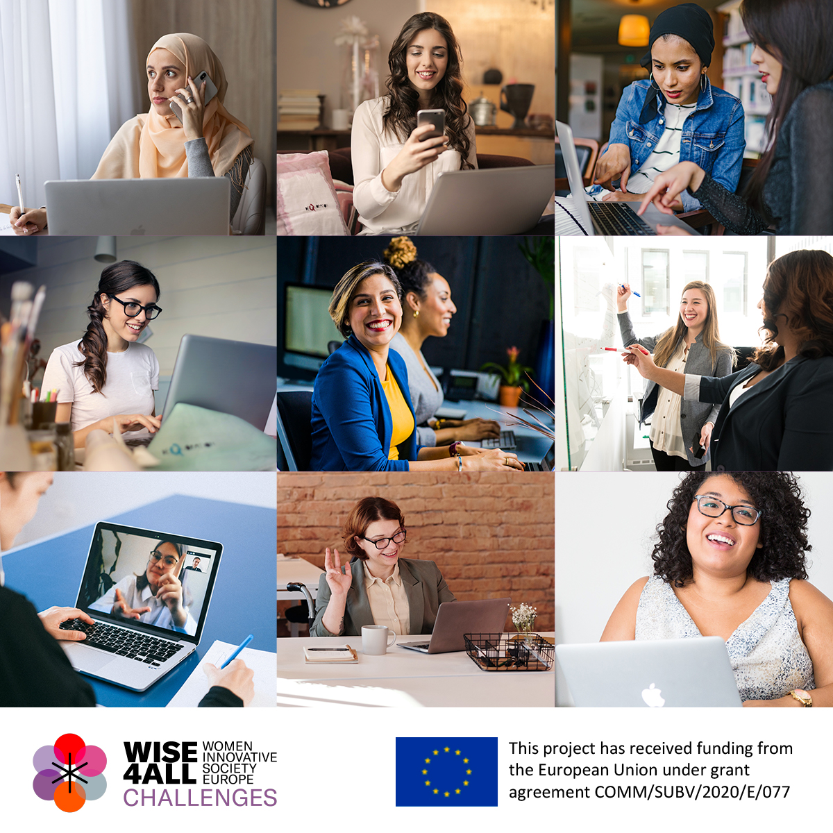 AllWise4's tweet image. Today #IWD2021 we are proud to launch #WISE4Challenges. Women for Innovative Society in #Europe takes up new Challenges: promoting and reinforcing participation of women in #EUParliament initiatives. Be part of change 👉 bit.ly/wise4challenges #ChooseToChallenge #wise4eu