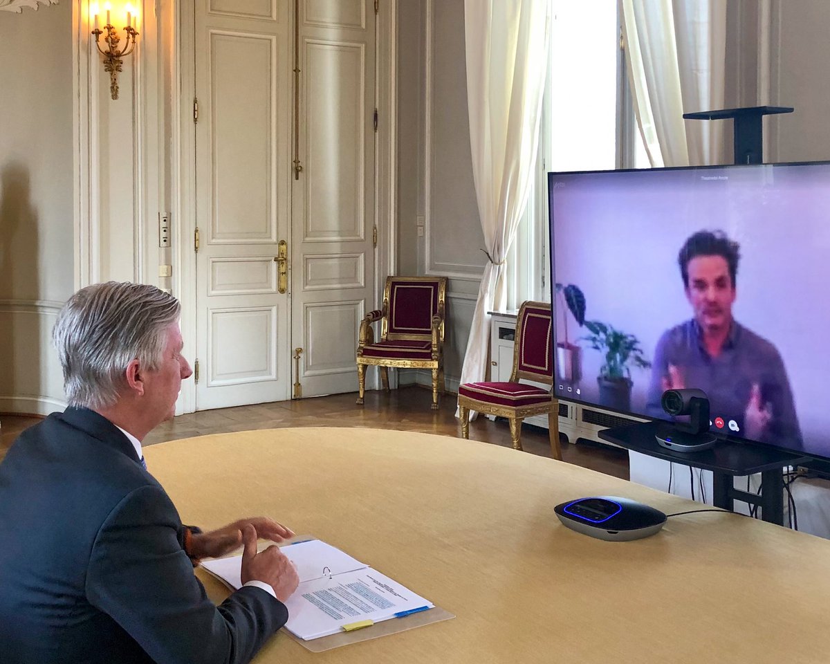 🗣️🎫 Virtueel gesprek met dhr. Jean-Michel Van Den Eeyden, artistiek directeur van <a href="/Ancre_Charleroi/">L'Ancre Charleroi</a>. Het gesprek staat in het teken van de impact van de coronacrisis op het theater en de culturele sector. 
#BelgianRoyalPalace