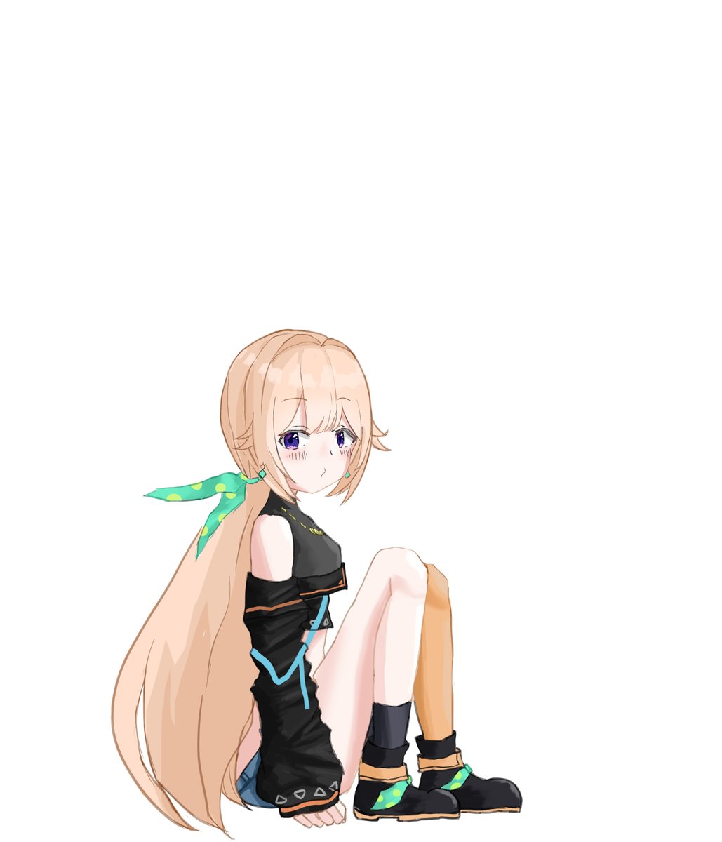 Live50音順に描いたら画力上がってる説 09 七星みりり 全身練習も半分 ついてゐのイラスト