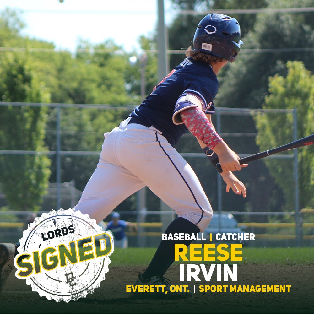 DurhamLords's tweet photo. DC baseball makes another addition with Reese Irvin joining the green and gold in 2021-22! 🔰⚾️ #LordsNation #Signed 

📖 https://t.co/qxsjmRKen0 https://t.co/5b838BqTCb