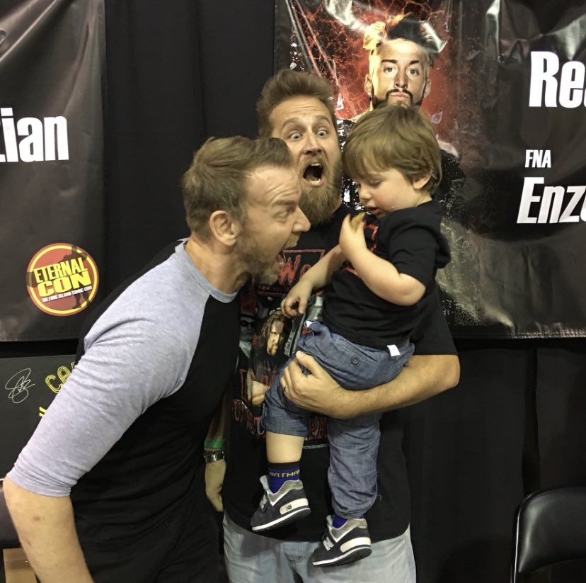 Dave (@davekush) on Twitter photo <a href="/Christian4Peeps/">Jay 'Christian' Reso</a> congratulations on the new contract- my kid still wants his rematch though. Look out! #aew #AEWRevolution <a href="/Christian4Peeps/">Jay 'Christian' Reso</a> congratulations on the new contract- my kid still wants his rematch though. Look out! #aew #AEWRevolution