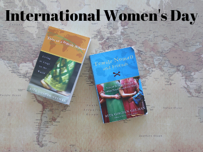 str8touttaclass's tweet photo. Celebrate International Women's Day with these wonderful books by #ritagoldengelman. Her story is simply inspiring. This is a fabulous and insightful book full of stories and international recipes. https://t.co/iVrvmF3eM3 https://t.co/aA4SNgqSfR
