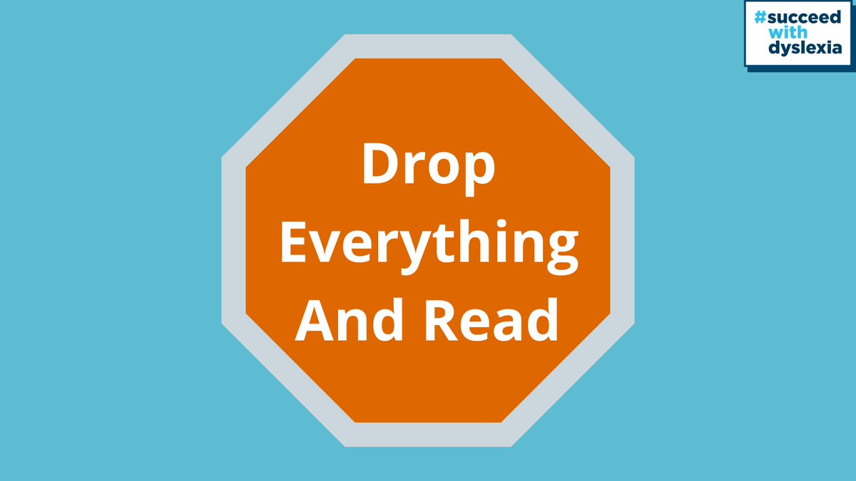 SWDyslexia's tweet photo. If you're waiting for a sign to read more, this is it. 

Drop what you're doing and read something! 

Pass it on. 🔁 #DEARForDyslexia https://t.co/LF5sq0JsI6