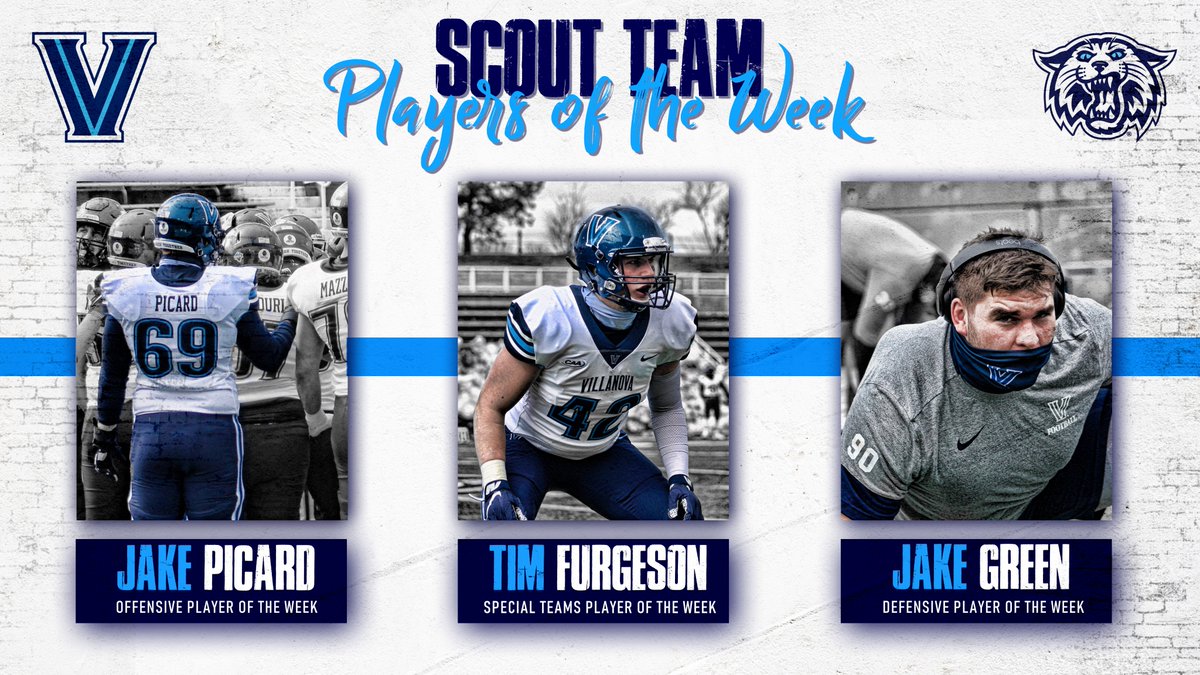 SHOUT OUT to our Scout Team PLAYERS OF THE WEEK! These 3 guys brought the EFFORT and ENERGY every day!

Offense - <a href="/JakePicard/">Jake Picard</a> 
Special Teams - <a href="/tfurgg/">Timothy Furgeson</a> 
Defense - <a href="/jakegreen__32/">Jake Green</a> 

#TapTheRock