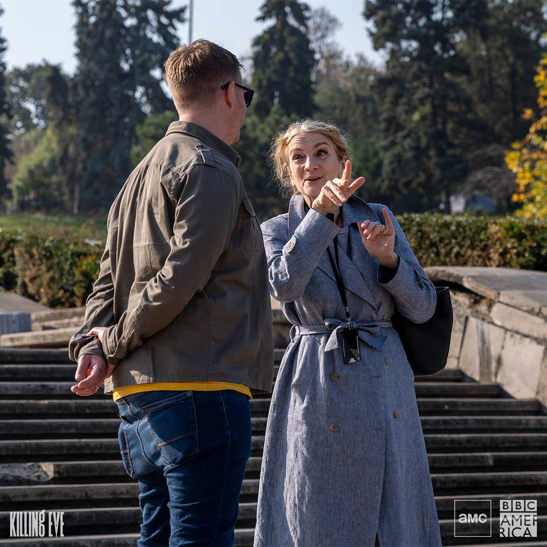KillingEve's tweet photo. ...and these brilliant women behind the camera. #InternationalWomensDay #KillingEve https://t.co/4TC3EndcEx