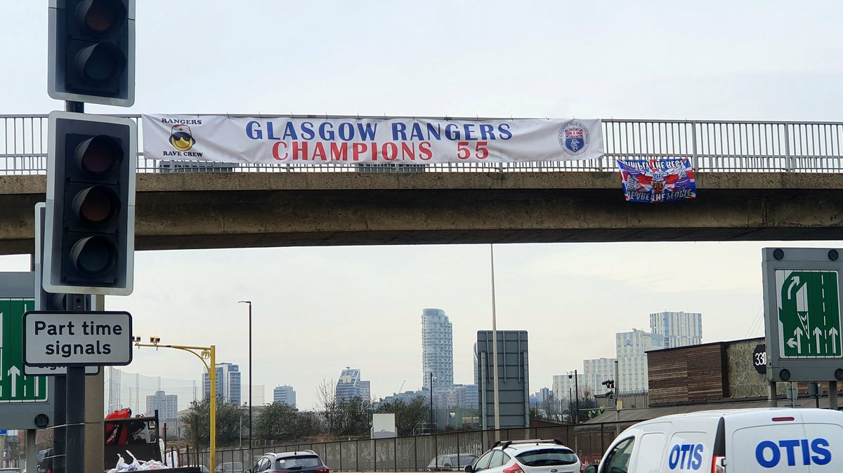 The approach to the Blackwall Tunnel in London.

We Are The People!
#Champions55
🇬🇧💙🐻🏴󠁧󠁢󠁥󠁮󠁧󠁿